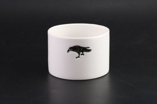 Kerzenhalter Rabe  (Susanne M&uuml;cket) 