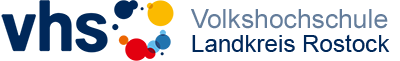 Logo vhs Landkreis Rostock